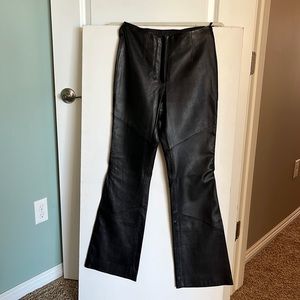Black Leather Pants